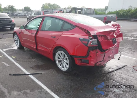 2021 Tesla Model 3 Standard Range Plus Rear-Wheel Drive из США, поврежденный, VIN 5YJ3E1EAXMF017773